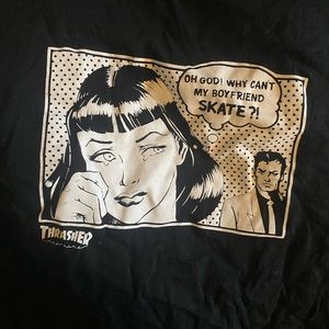 THRASHER, T-shirt, small